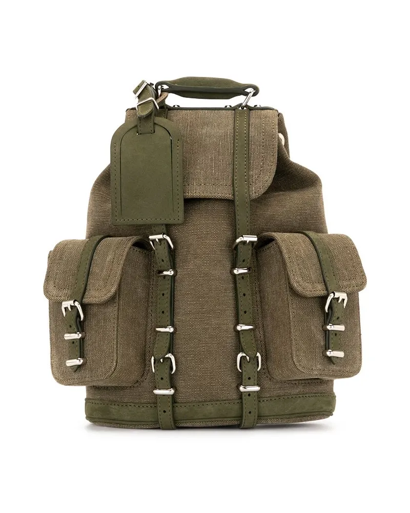 READYMADE Canvas-Rucksack - Grün Grün