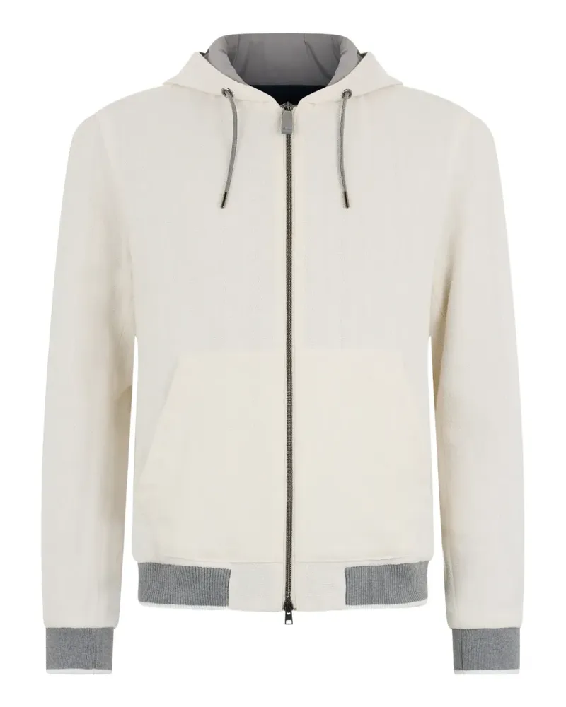 Herno zip-up hoodie - Weiß Weiß
