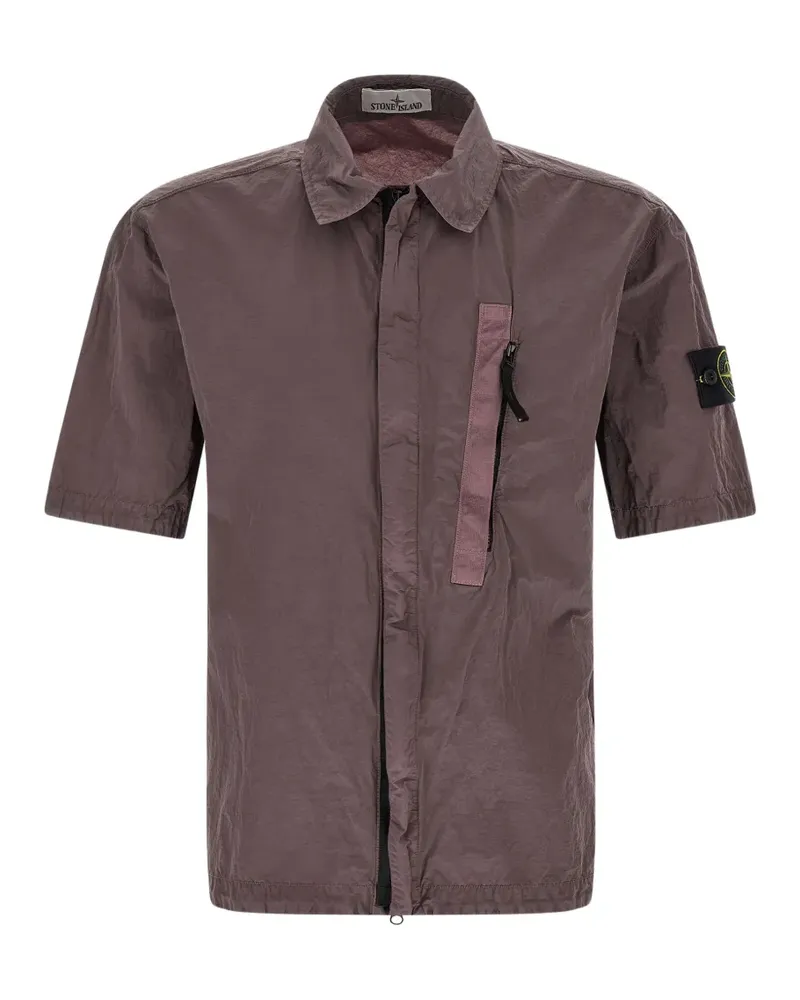Stone Island short-sleeve shirt - Violett Violett