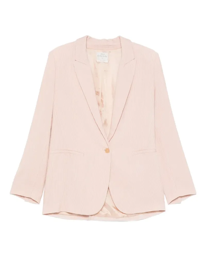 forte_forte Cordjacke mit fallendem Revers - Rosa Rosa