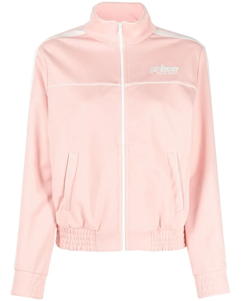 SPORTY & RICH Jacke mit Logo-Stickerei - Rosa Rosa