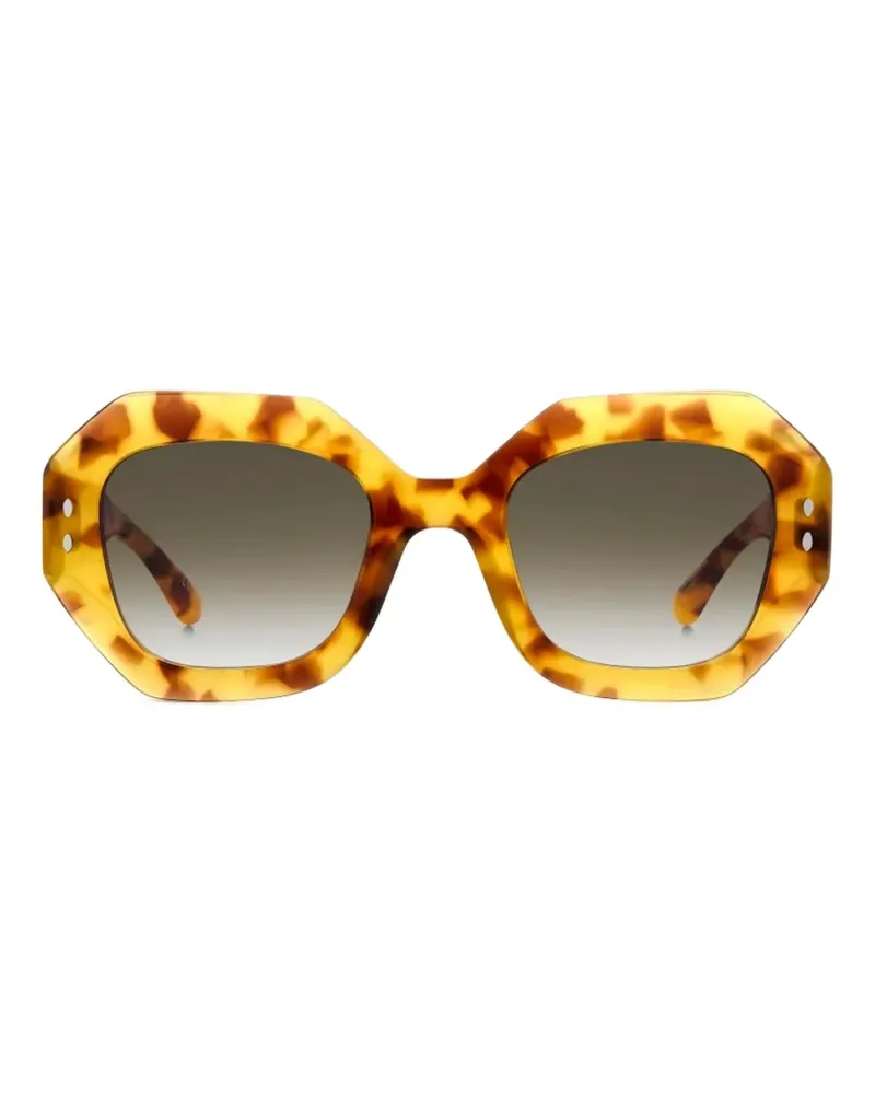 Isabel Marant Sonnenbrille mit geometrischem Gestell - Braun Braun