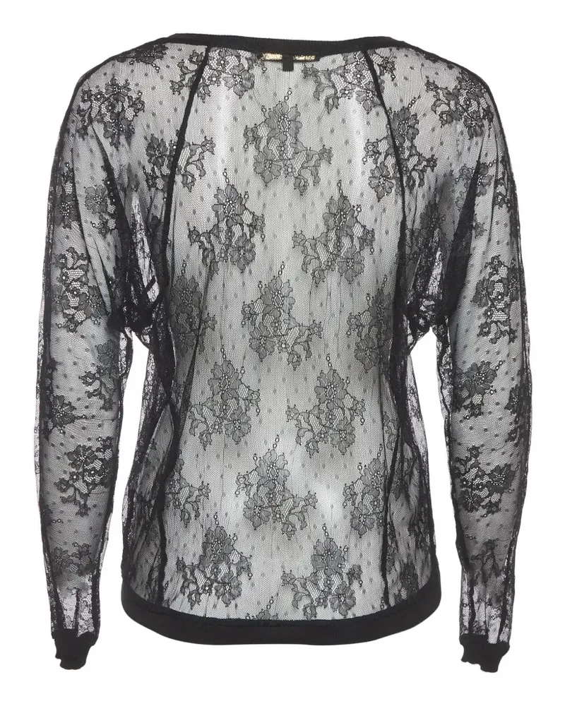 Maje floral lace top - Schwarz Schwarz