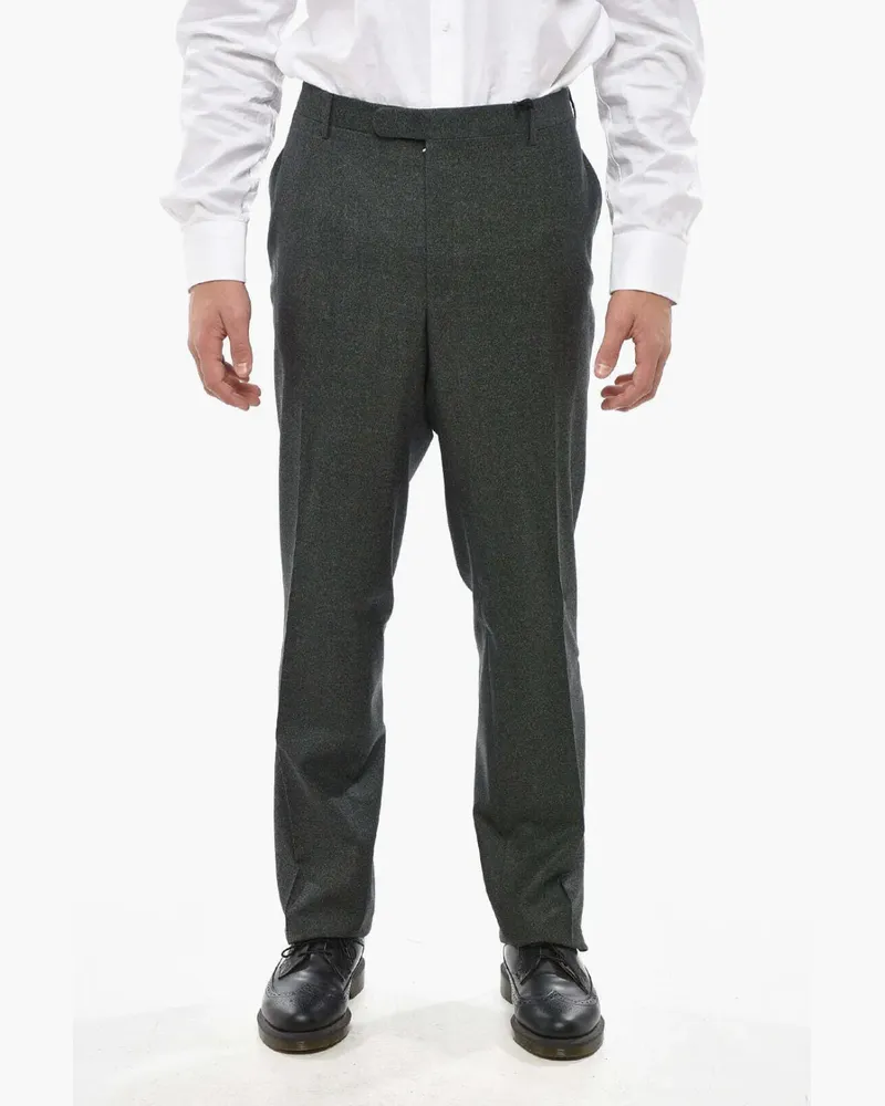 Corneliani pressed-crease tailored trousers - Grau Grau