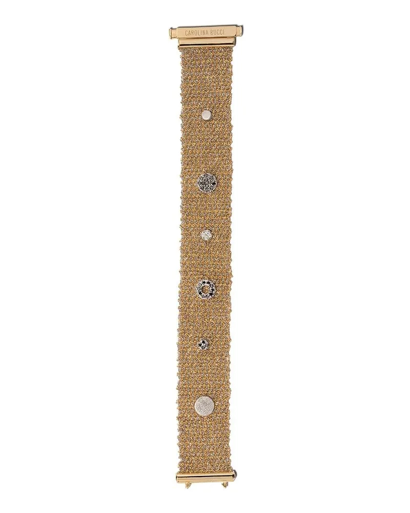 Carolina Bucci XII' Armband aus 18kt Gelb- und Weißgold Metallic