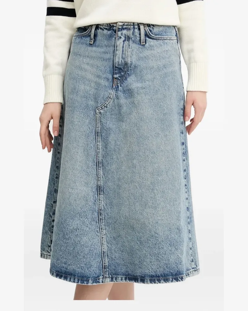 HUGO BOSS Jeansrock in A-Linie - Blau Blau
