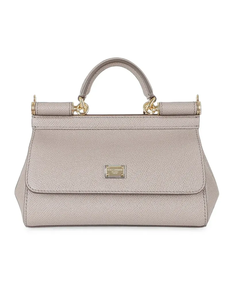 Dolce & Gabbana mini Sicily leather mini bag - Nude Nude
