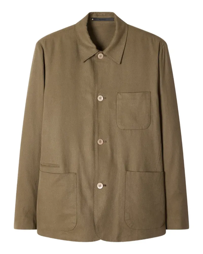 Paul Smith Khaki Jacke aus Lyocell-Twill - Braun Braun