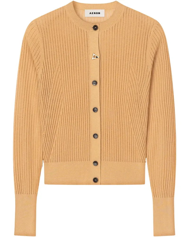 AERON Gestrickter Cardigan - Nude Nude