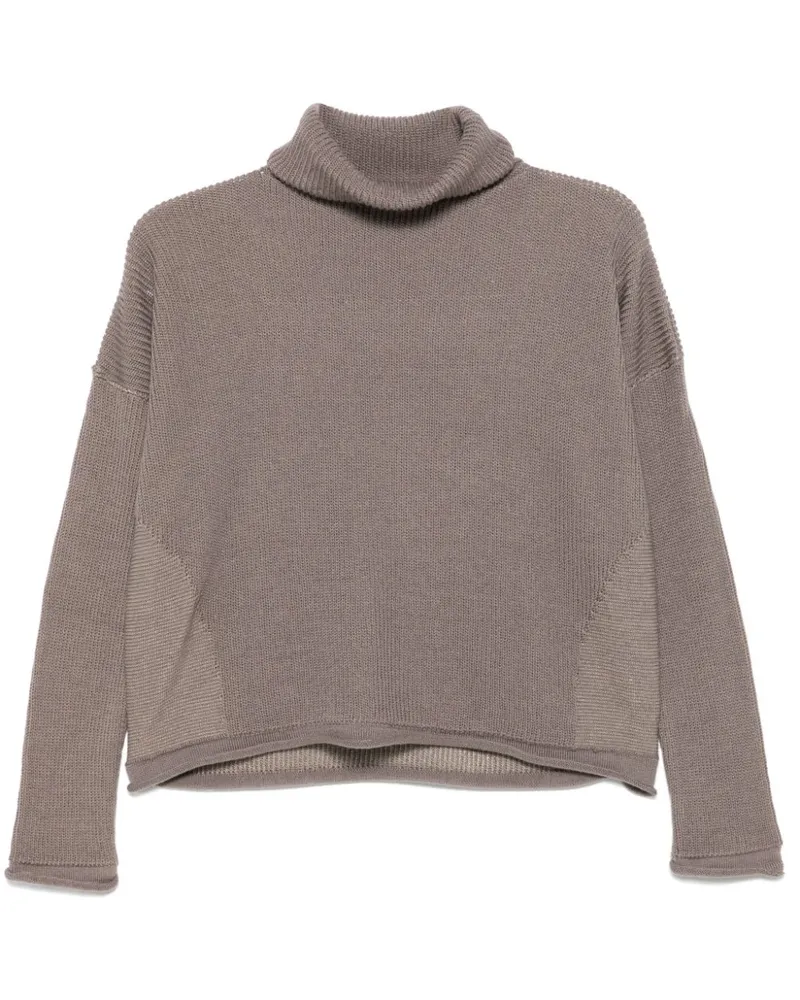 TRANSIT Pullover mit Rollkragen - Braun Braun