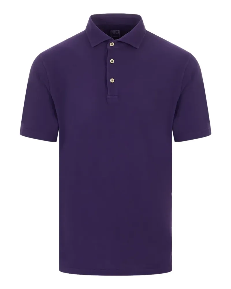 Fedeli short-sleeve polo shirt - Violett Violett