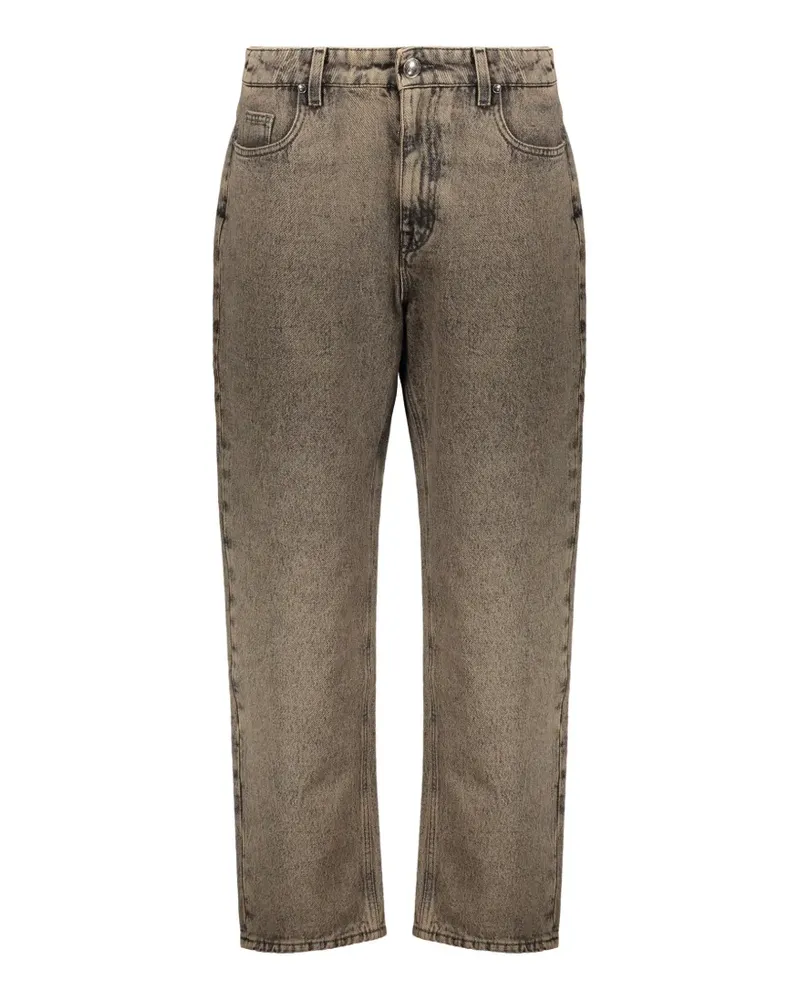 MOORER Jeans mit geradem Bein - Nude Nude