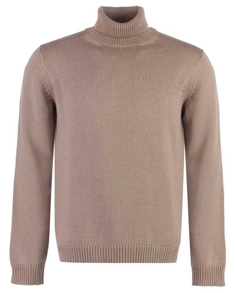 Roberto Collina Pullover aus Merinowolle - Nude Nude