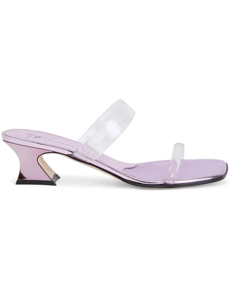 Giuseppe Zanotti Aude Plexi Sandalen 45mm - Rosa Rosa