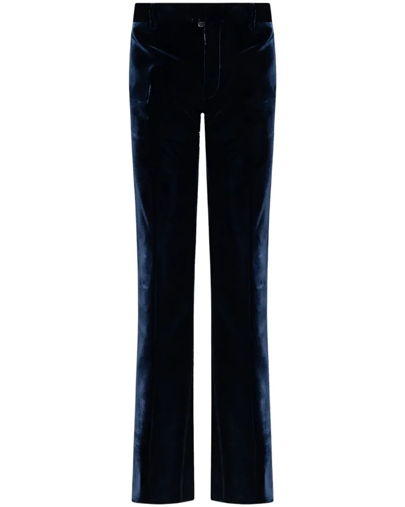 Dsquared2 Weite Hose mit Logo-Schild - Blau Blau
