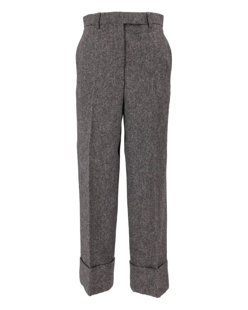 Thom Browne belt-loops trousers - Grau Grau