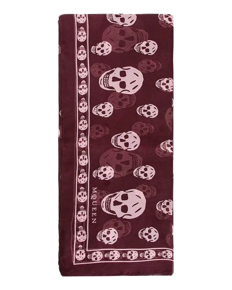 Alexander McQueen skull foulard scarve - Rot Rot