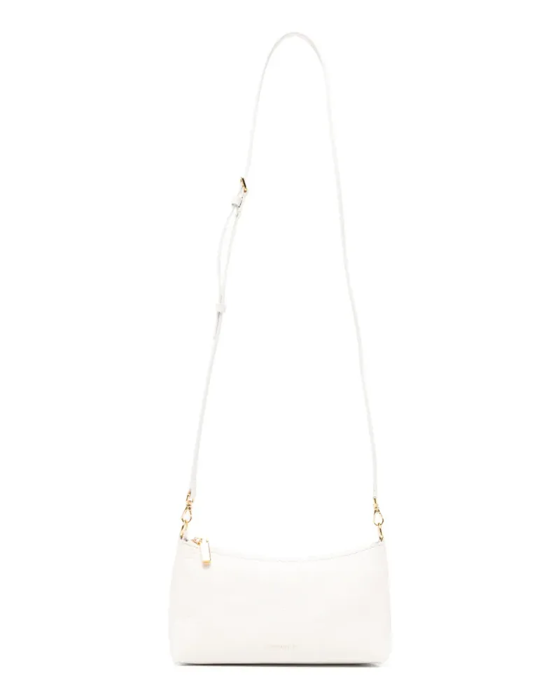 Coccinelle mini Aura leather crossbody bag - Nude Nude