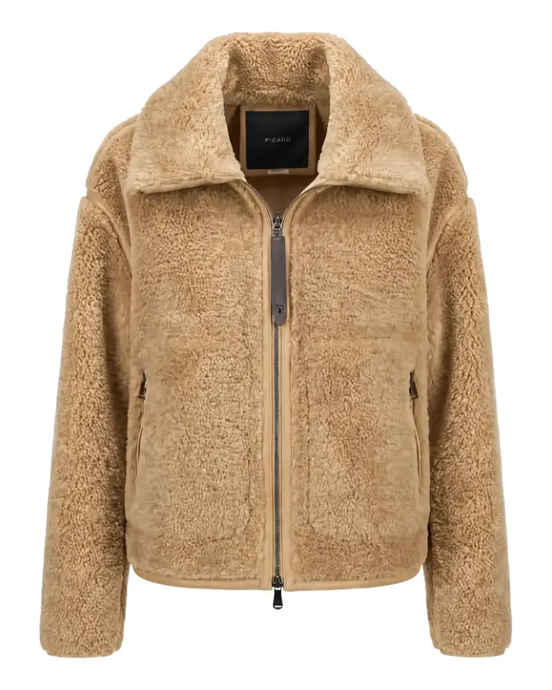 Pinko Campsis Jacke aus Faux Shearling - Nude Nude