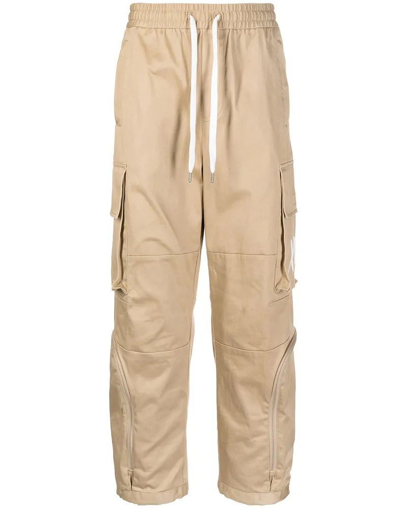 Ports V Cargohose mit Kordelzug - Braun Braun