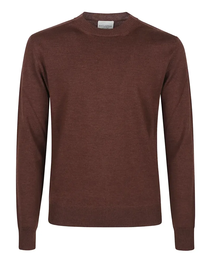 Ballantyne Pullover mit rundem Ausschnitt - Braun Braun