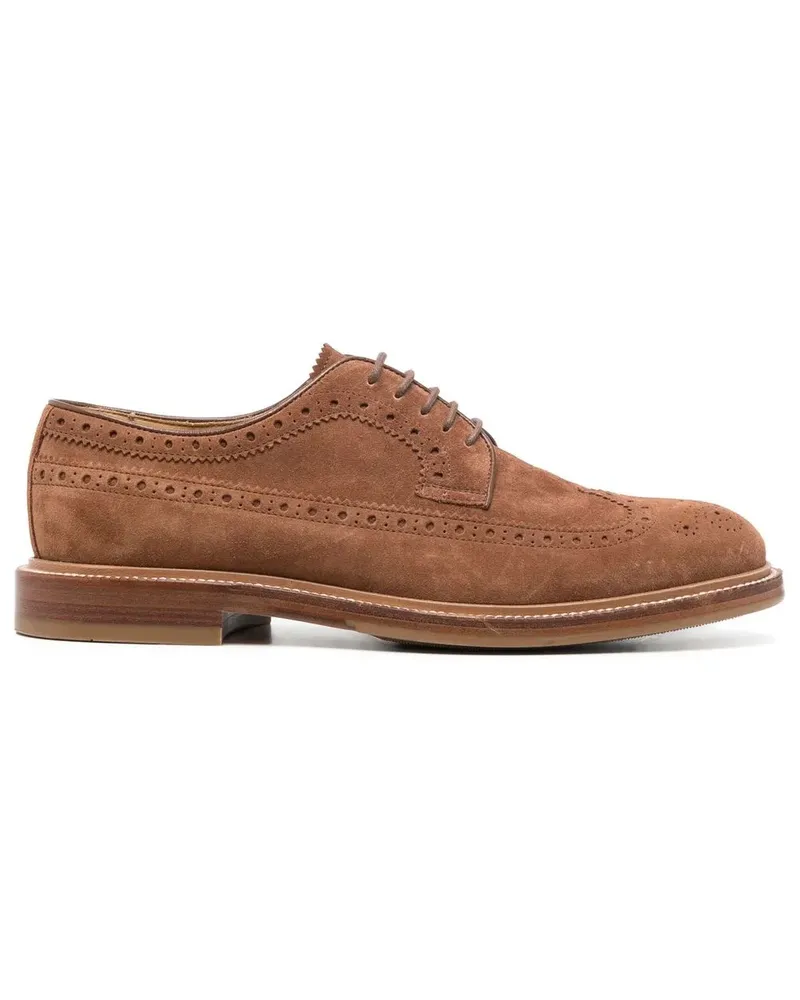 Brunello Cucinelli Schuhe mit Budapestermuster - Braun Braun