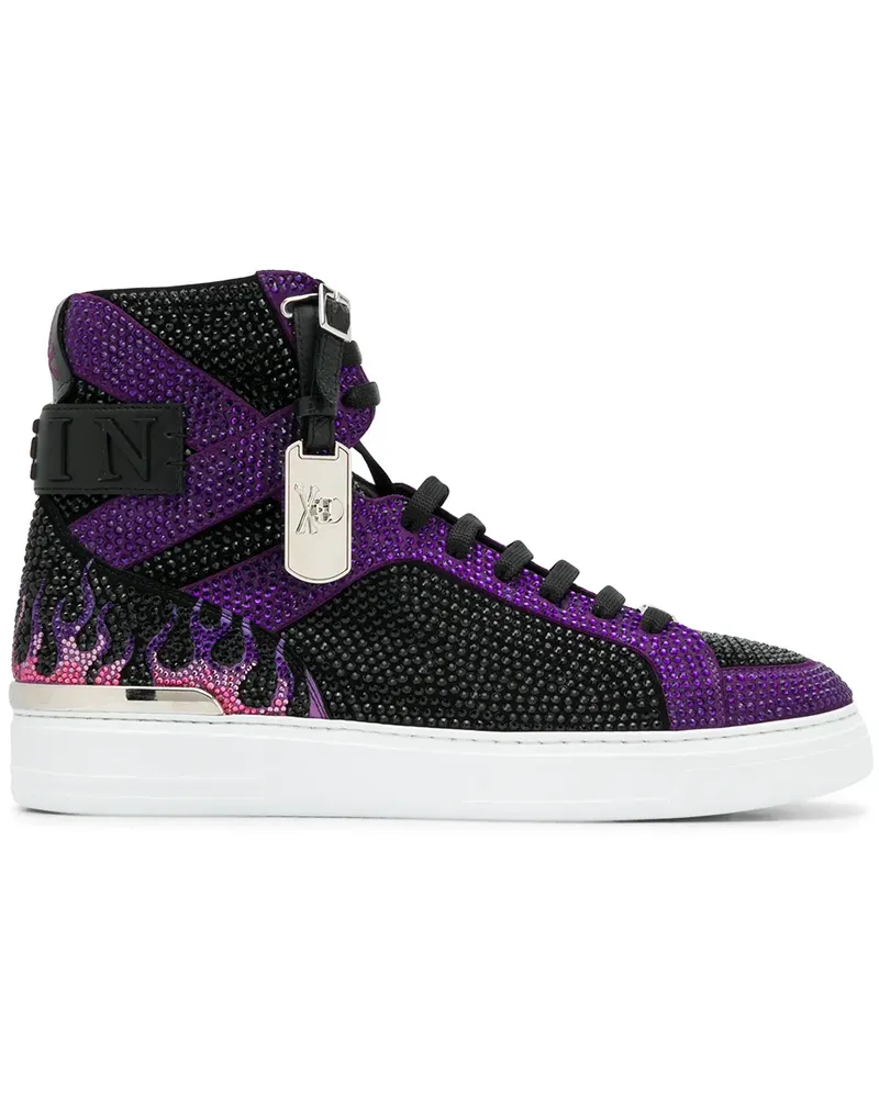 Philipp Plein Money Beast' High-Top-Sneakers - Schwarz Schwarz