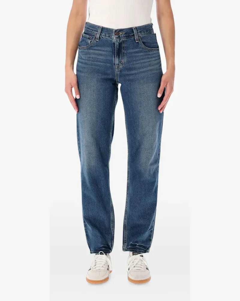 Levi's cinch-back straight-leg jeans - Blau Blau