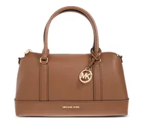 medium Andie logo-charm tote bag - Braun