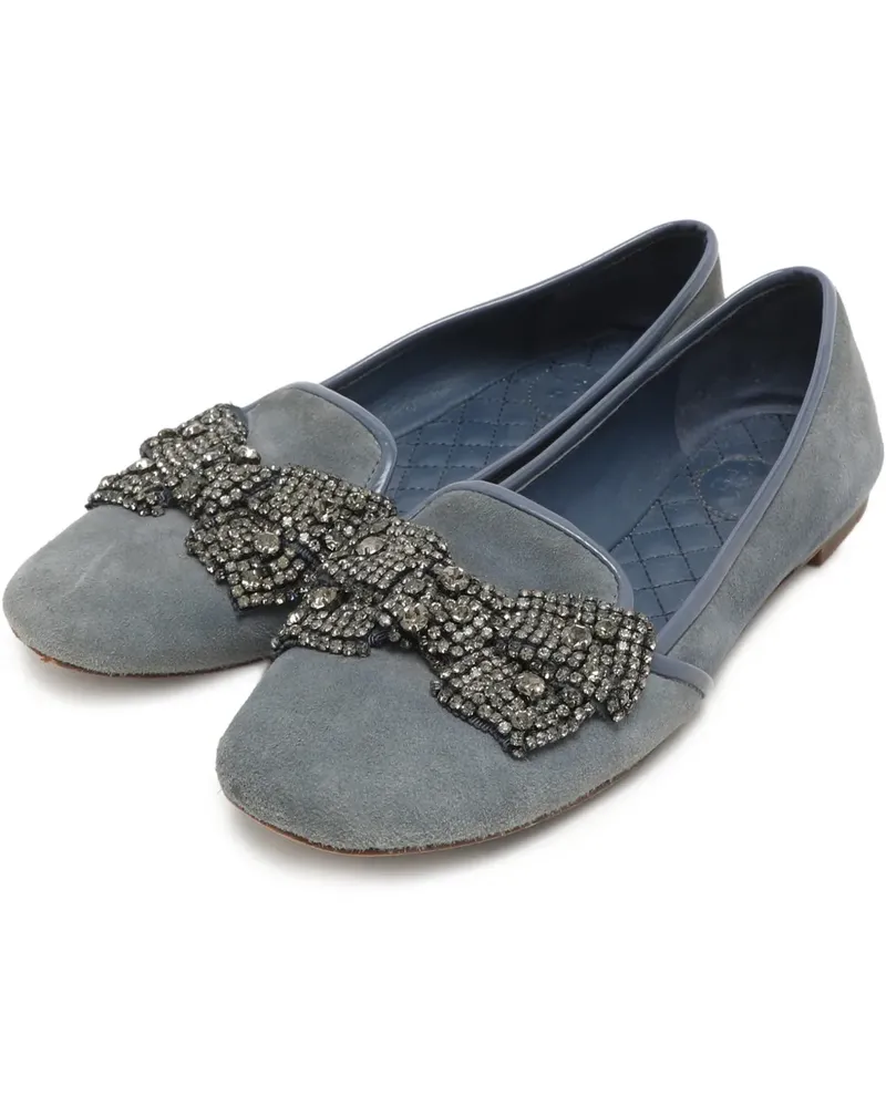 Tory Burch Loafer mit Kristallen - Grau Grau