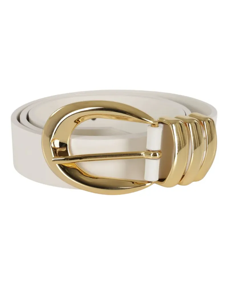 Federica Tosi Emily leather belt - Weiß Weiß