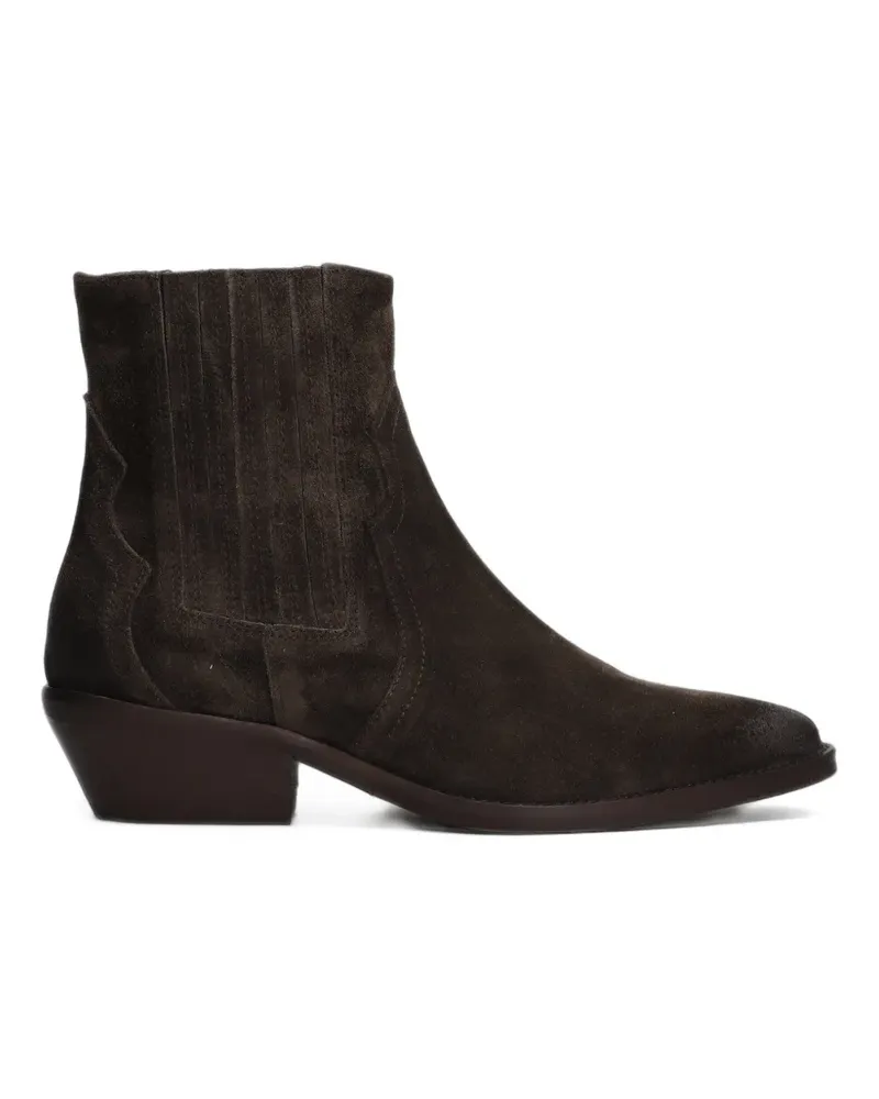 Julie Dee suede western-style ankle boots - Braun Braun