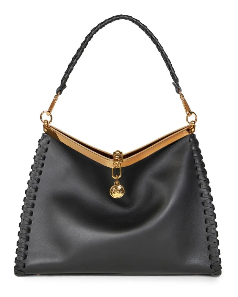 Etro Große Vela Schultertasche - Schwarz Schwarz
