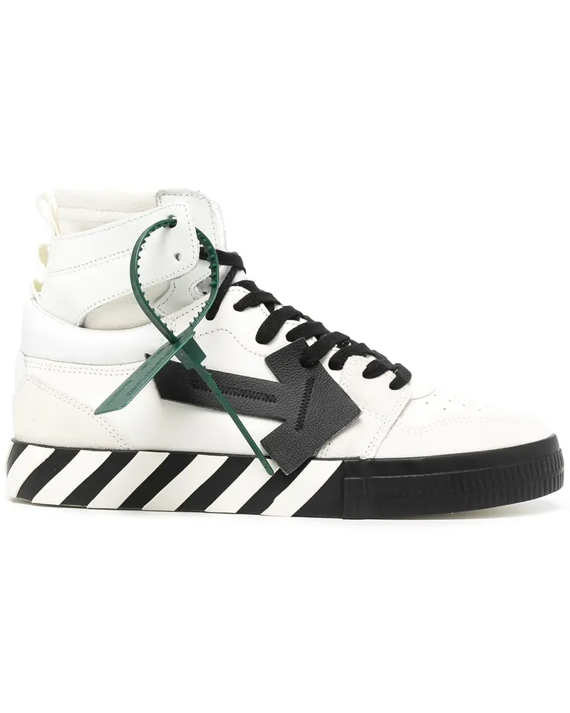 OFF-WHITE Vulcanized High-Top-Sneakers - Weiß Weiß