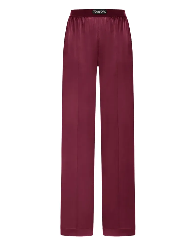 Tom Ford Hose aus Satin - Rot Rot