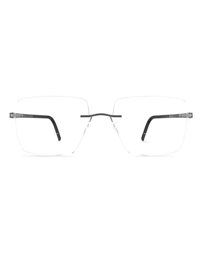 Silhouette Momentum square-frame glasses - Grau Grau