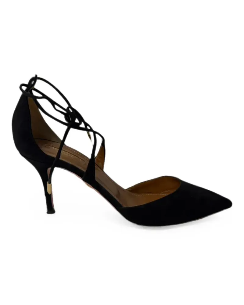 Aquazzura Matilde lace-up pumps - Schwarz Schwarz