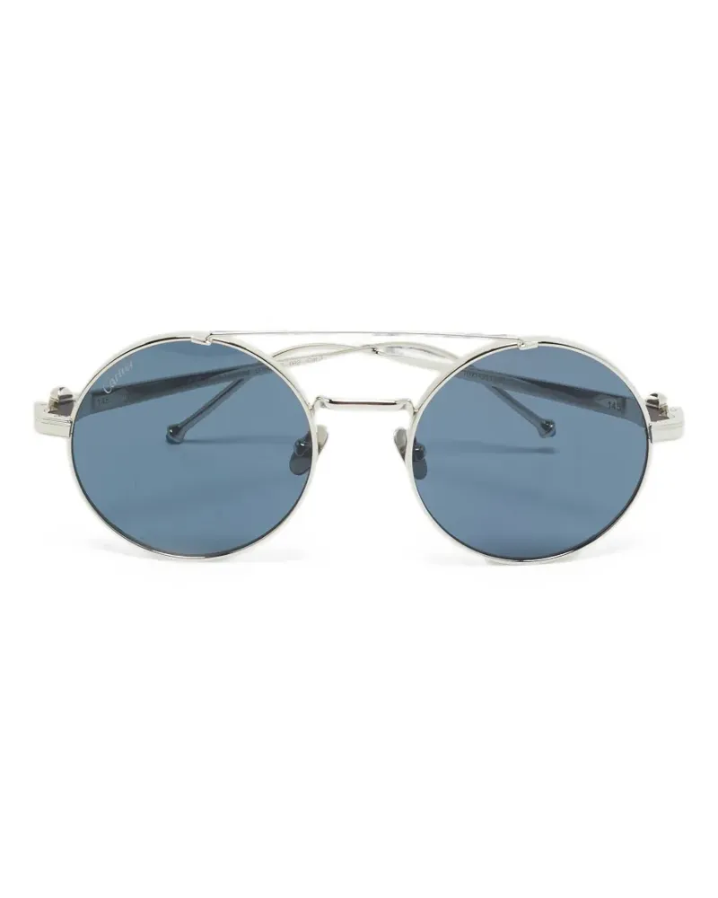 Cartier Pasha de  round-frame sunglasses - Silber Silber