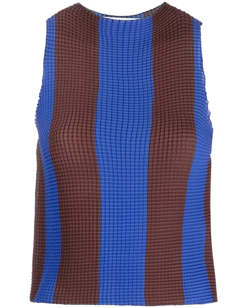 SUNNEI Gestreiftes Cropped-Top - Blau Blau