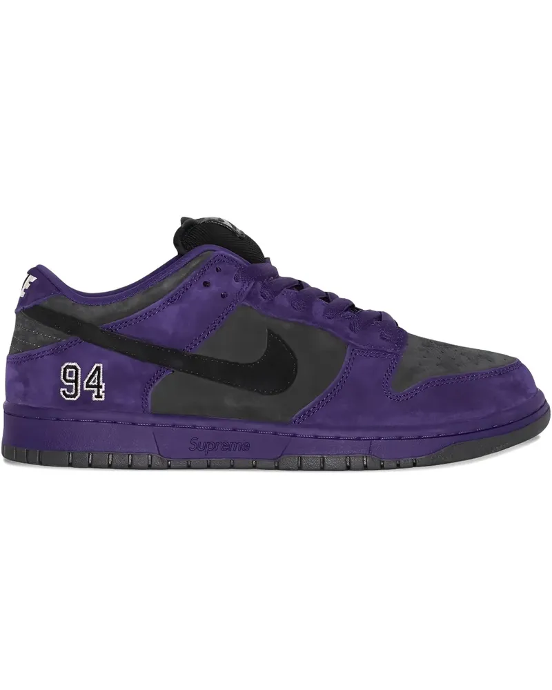 Nike SB Dunk Low "Supreme - Ink" Sneakers - Violett Violett