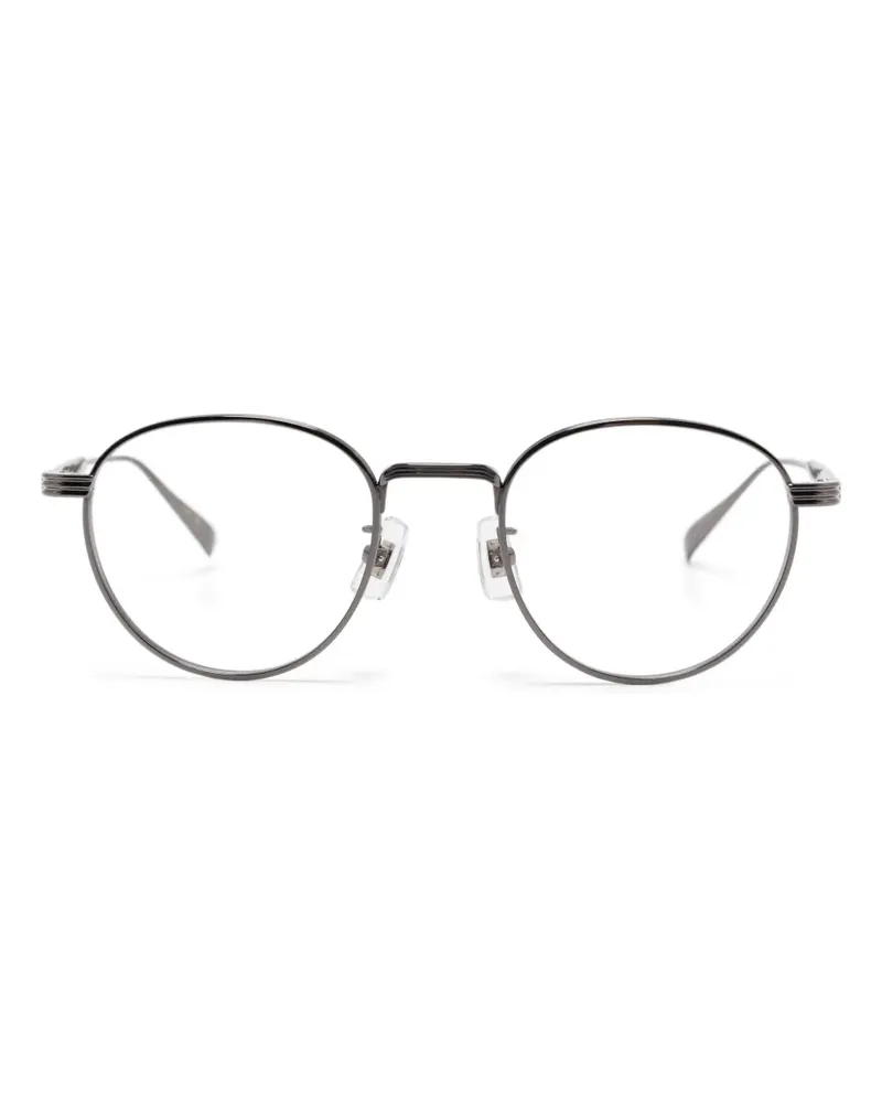 Dunhill Brille mit rundem Gestell - Schwarz Schwarz