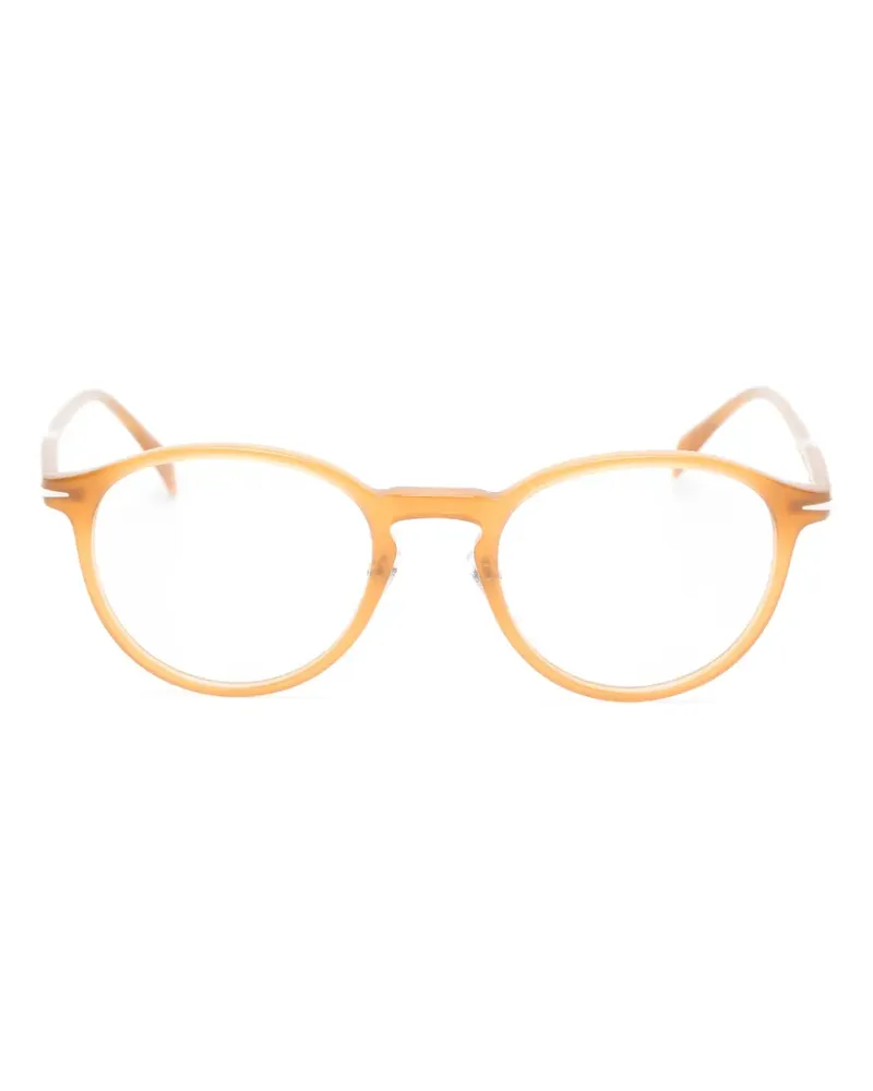EYEWEAR by DAVID BECKHAM Brille mit rundem Gestell - Nude Nude