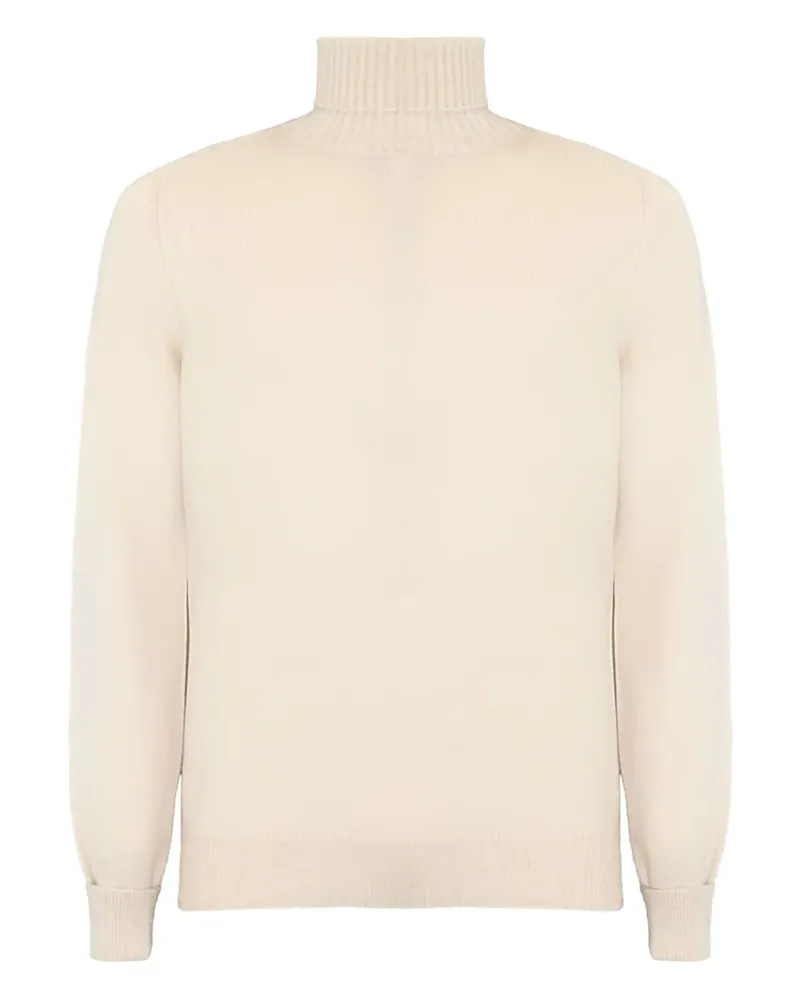 Fedeli Rollkragenpullover mit geripptem Saum - Nude Nude
