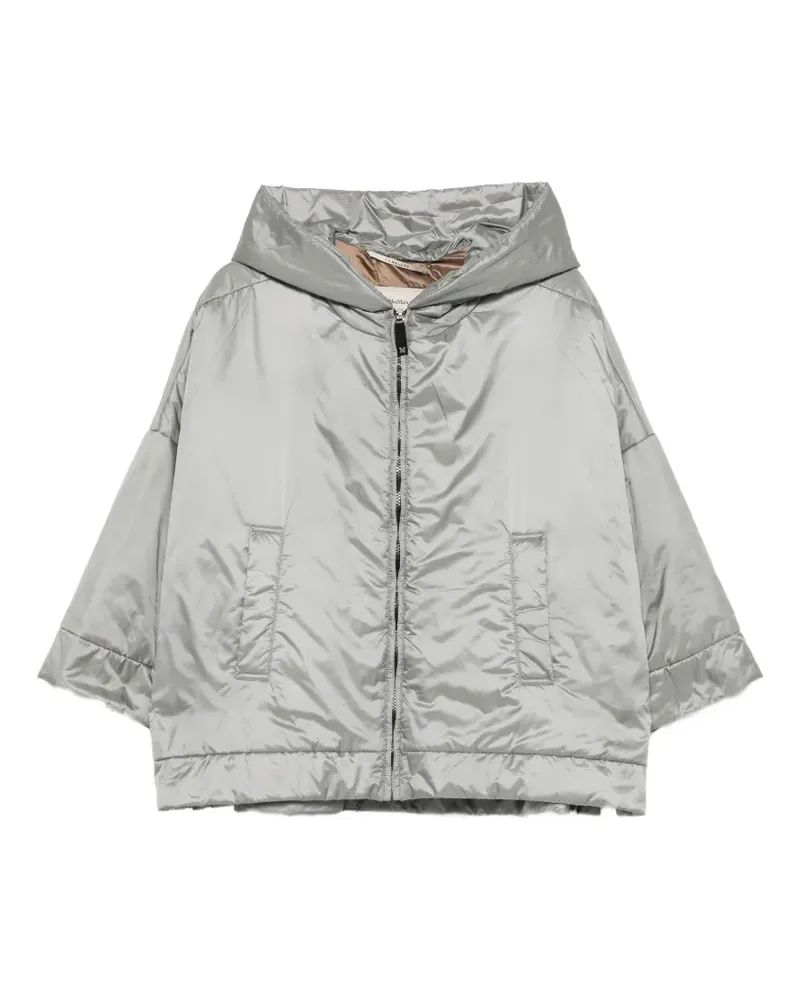 Max Mara Fiore hooded jacket - Grau Grau
