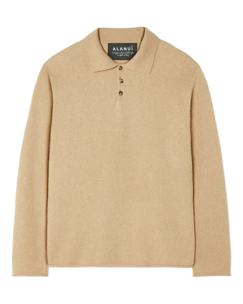 Alanui Langärmliges Poloshirt - Nude Nude