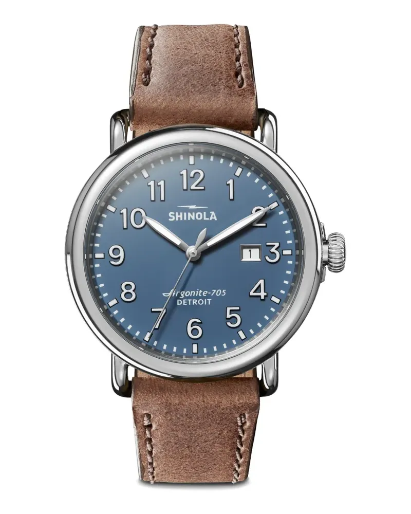SHINOLA Runwell Armbanduhr 41mm - Blau Blau