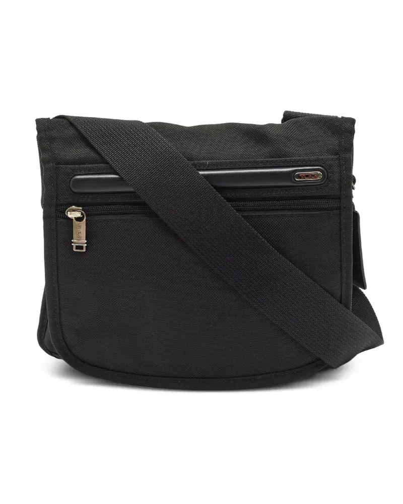 Tumi Alpha Kuriertasche mit Klappe - Schwarz Schwarz