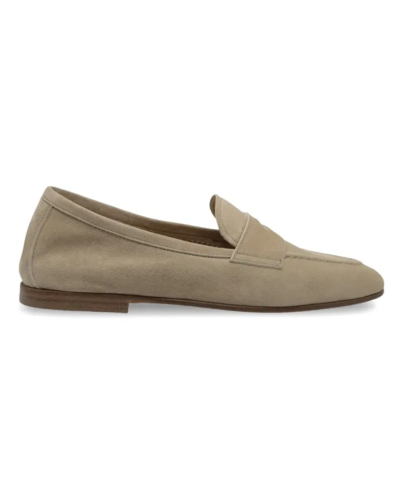 Henderson Penny-Loafer aus Wildleder - Nude Nude
