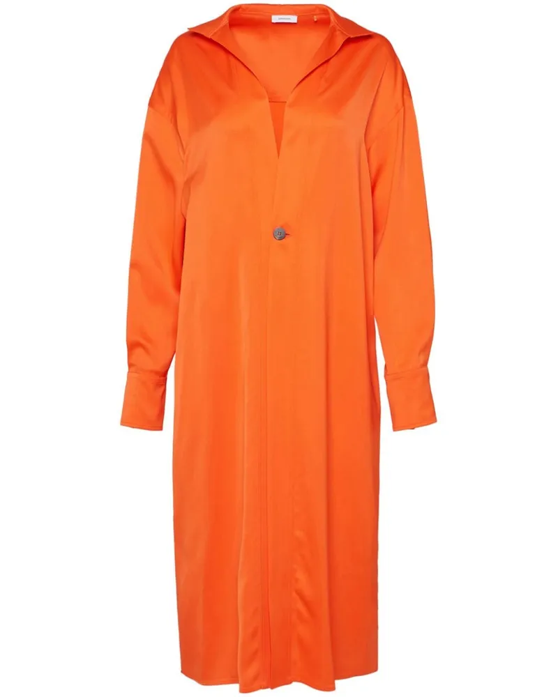 Ferragamo Mantel mit Knöpfen - Orange Orange
