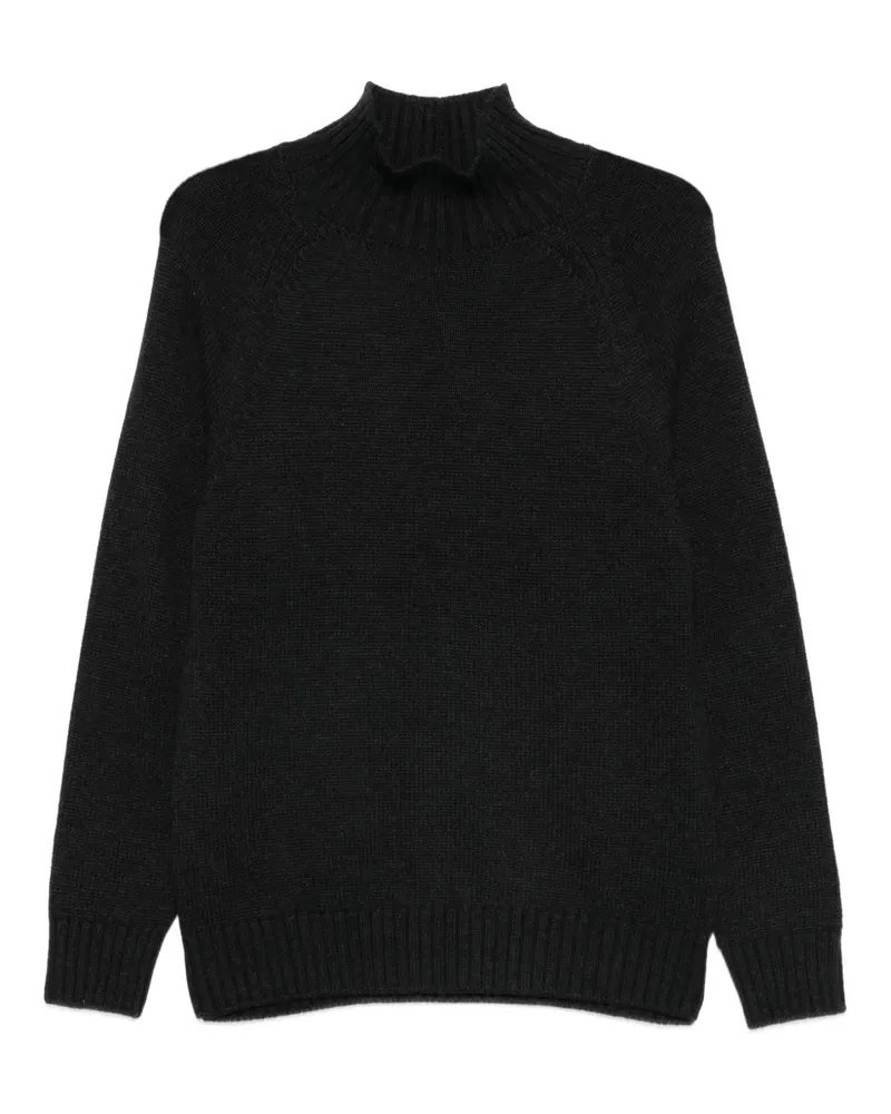 Eleventy Pullover mit Stehkragen - Grau Grau